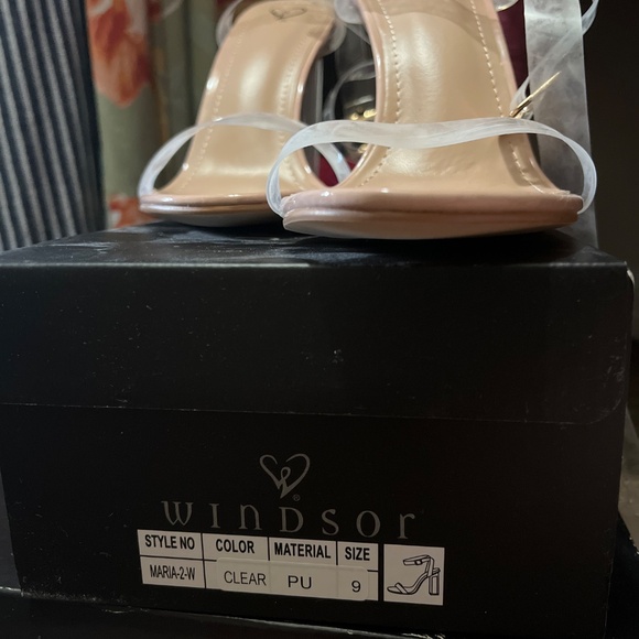 Windsor Clear Heels - Picture 2 of 2
